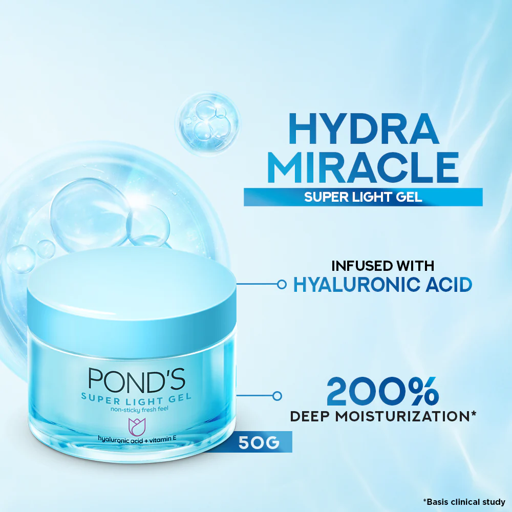 Ponds Cream Super Light Gel Hydra Miracle PK