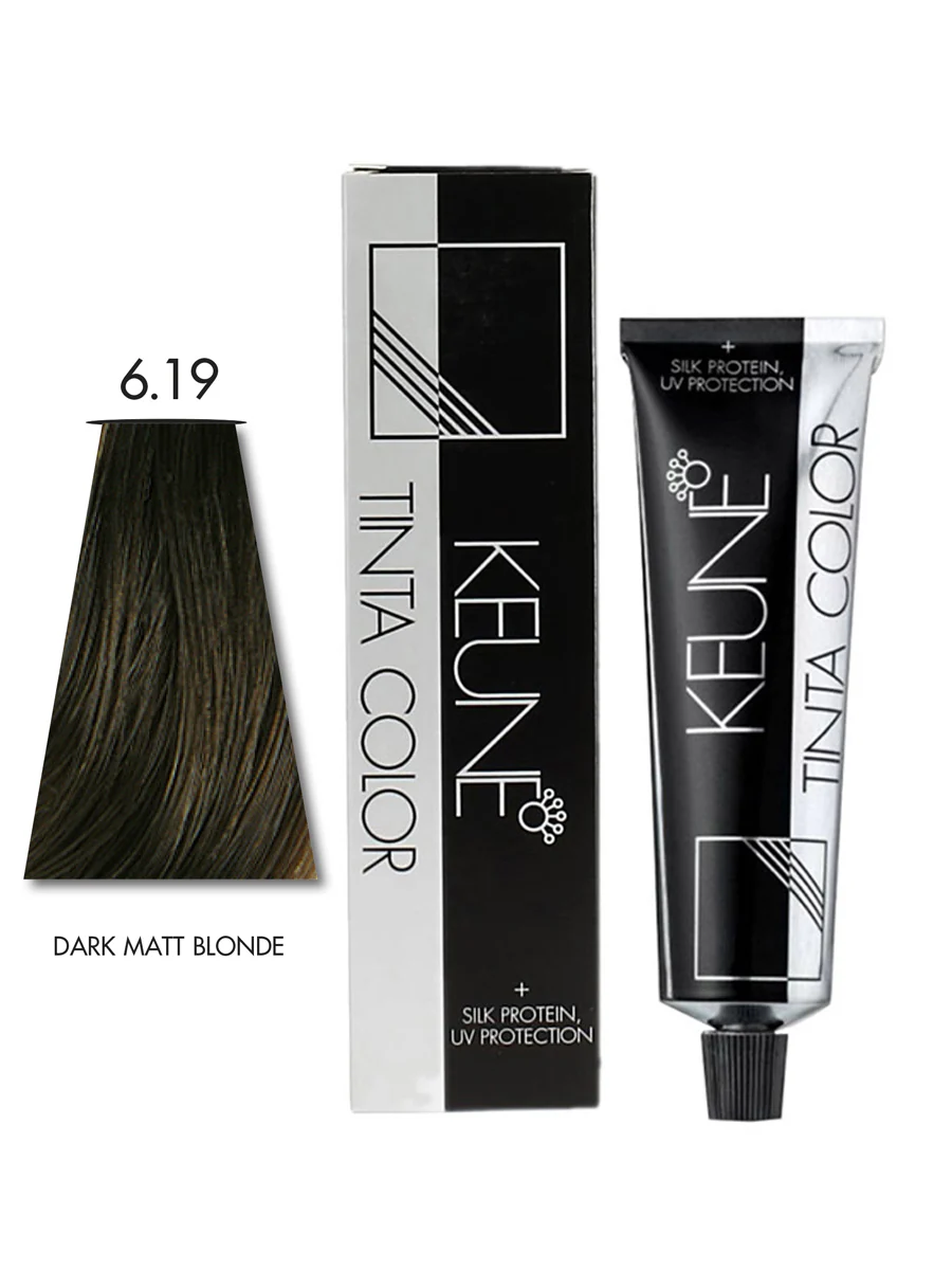 Keune Tinta Hair Color 6.19 Dark Mattte Blonde