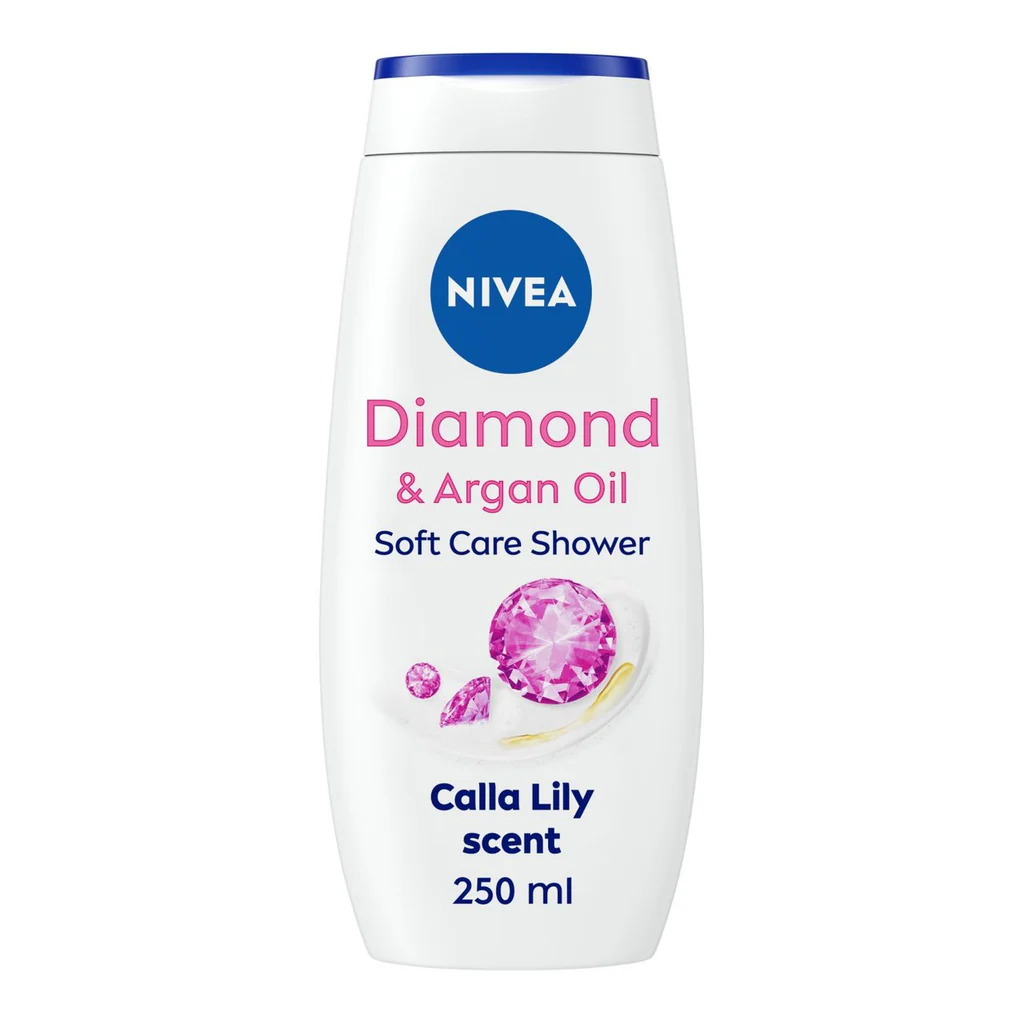 Nivea Shower Gel Body Wash Diamond And Argan Oil 250ML