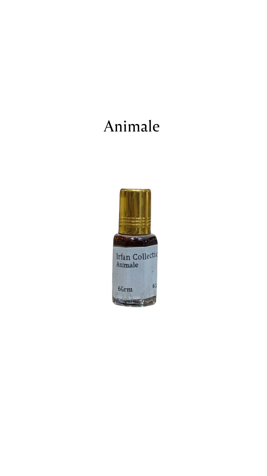 Concentrated Perfume Oil Attar Animale French Parlux Expressions 6ML
