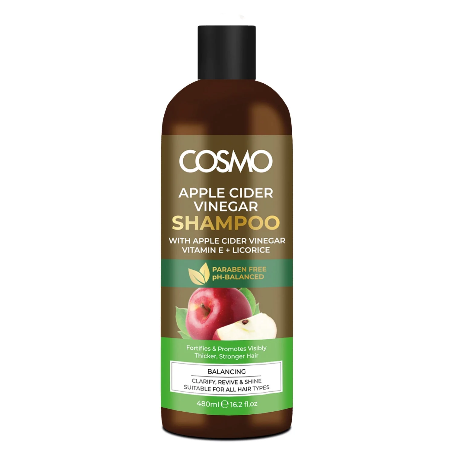 Cosmo Shampoo Apple Cider Vinegar 480ML
