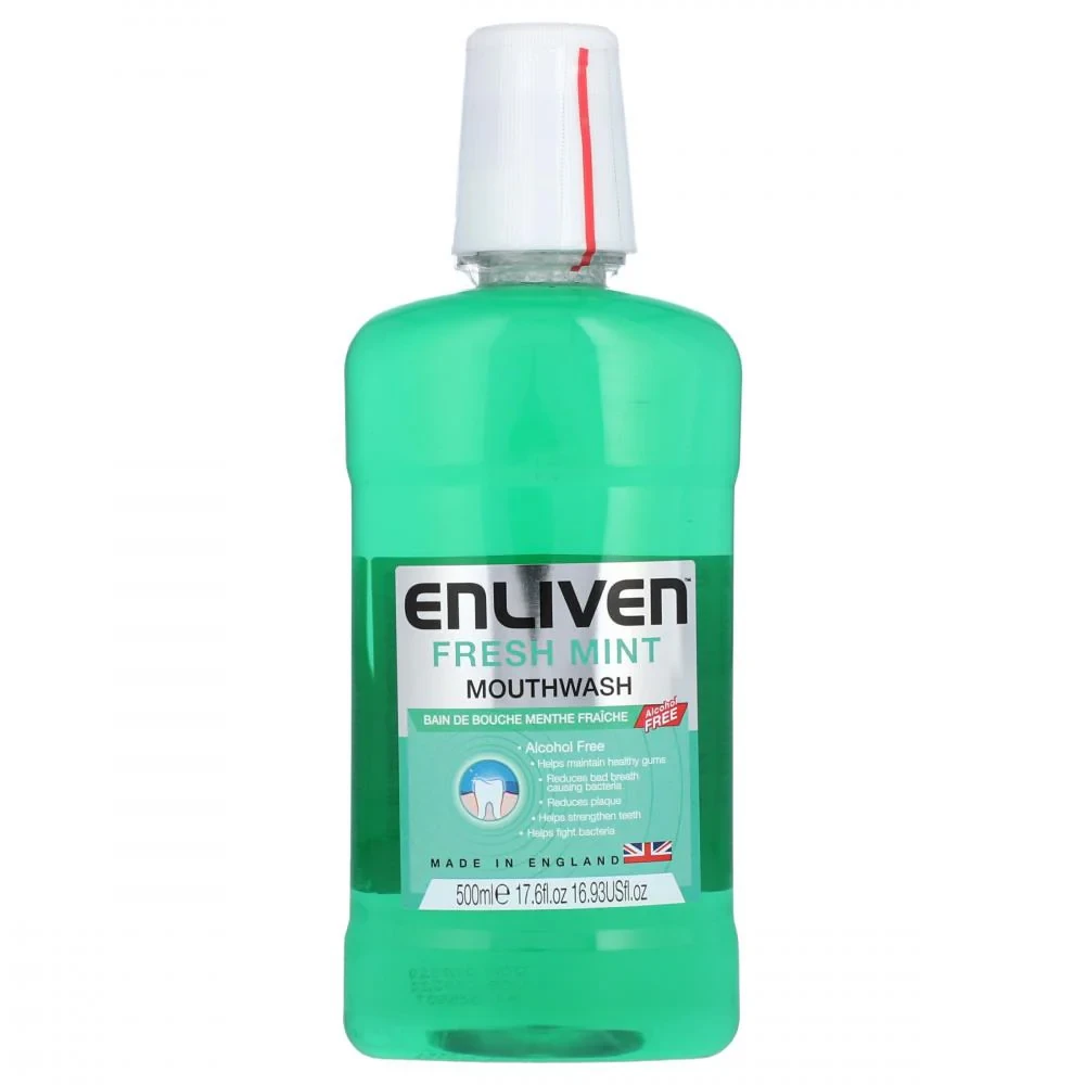 EnlivenMouth Wash Fresh Mint 500Ml