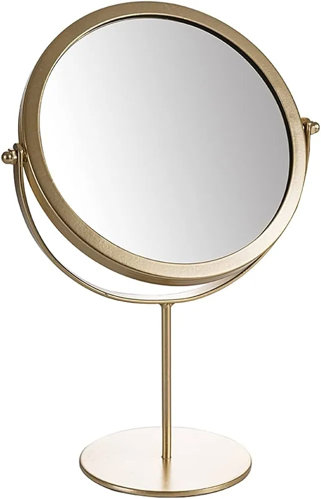 Vanity Mirror Golden Round 360 Rotating Small 80