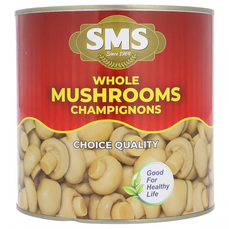SMS Mushrooms Whole Tin Slices 2400G