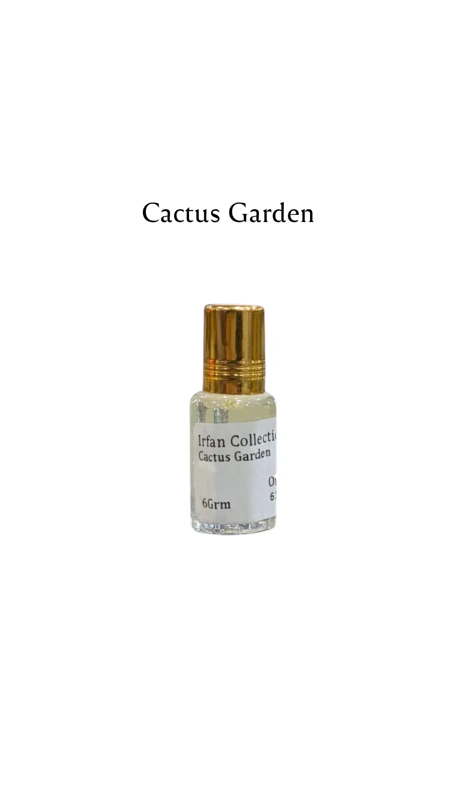 Concentrated Perfume Oil Attar Cactus Garden French Louis Vuitton Only-F 6ML