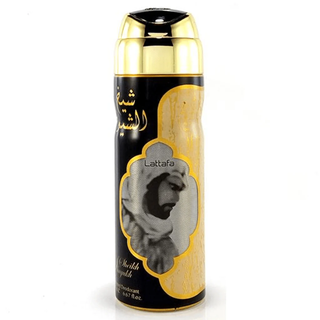 Lattafa Deodorant Body Spray Sheikh Al Shuyukh Luxe Edition 200ML