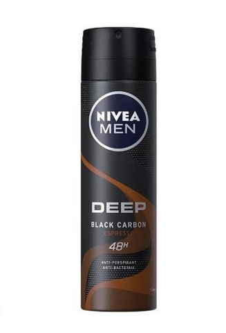 Nivea Deodorant Body Spray Men Deep Expresso Black 150ML