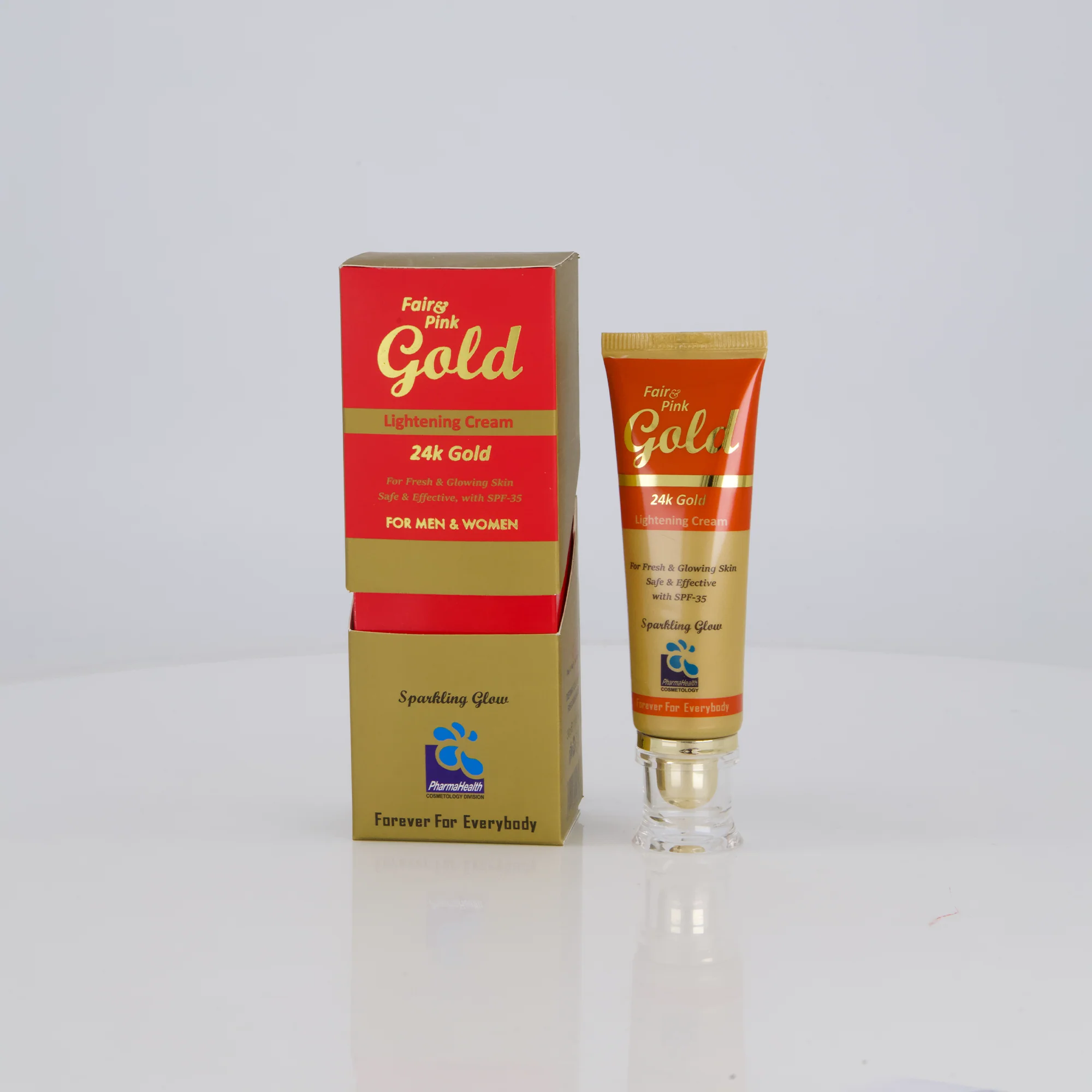 Pharma Health Fair and Pink Cream Gold Sparkling Glow SPF 35 30G