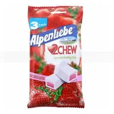 Alpenliebe Chewy Candy 2 Chew Strawberry 24.5G