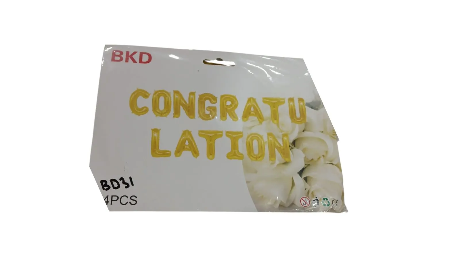 Birthday Celebration Congratulation Foil Balloon Letters 14PCS Multi