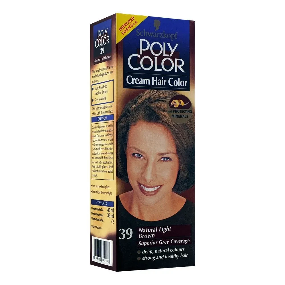 Poly Hair Color 39 Natural Light Brown
