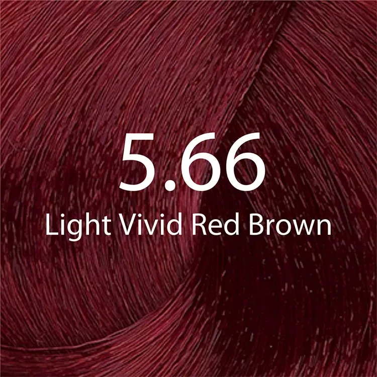 Eazicolor Tube 5.66 Light Vivid Red Brown 60ML