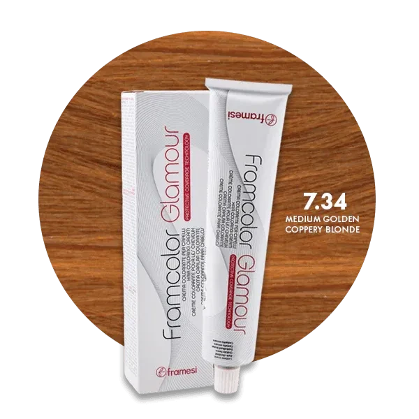 Framesi Color 7.34 Medium Golden Coppery Blonde