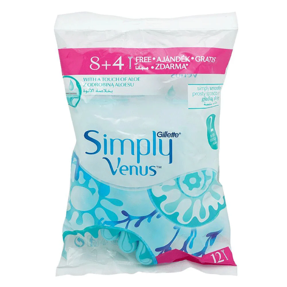 Gillette Simply Venus Razors 8+4
