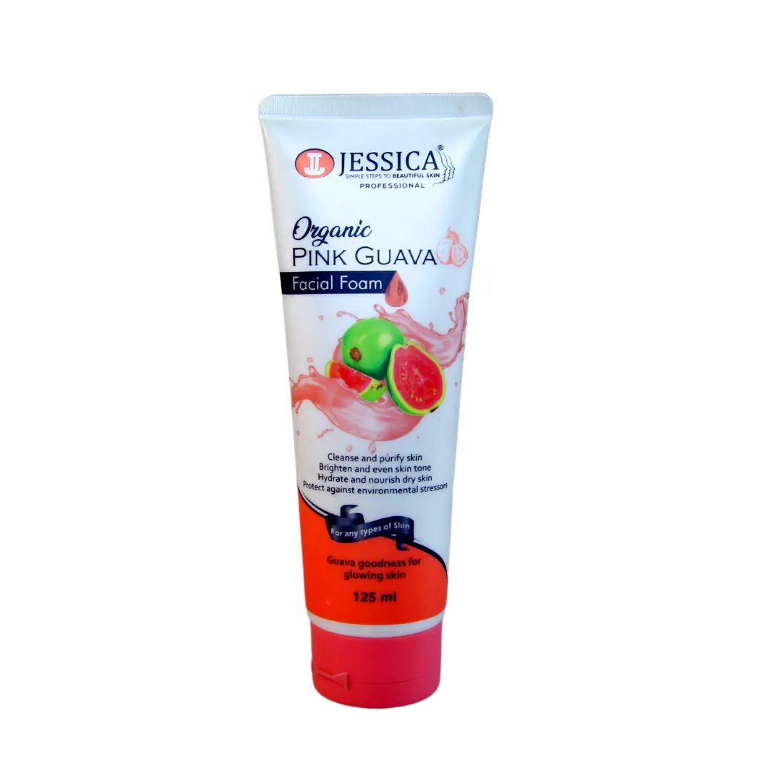 Jessica Facial Foam Wash Organic Pink Guava 125ML