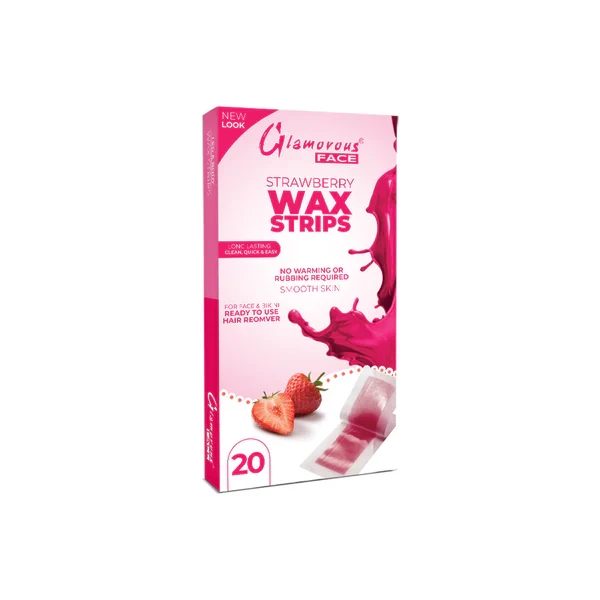 Glamorous Face Wax Strips Body 7898 C Cucumber