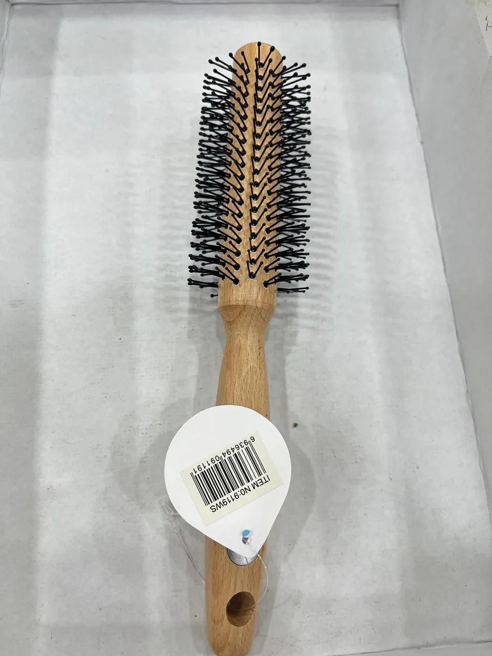 Hair Brush China Wooden Round 9119WS