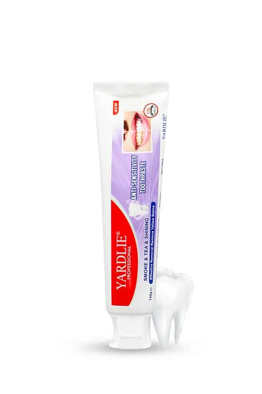 Yardlie Toothpaste Anti-Sensitivity Smoke and Tea and Shining 140G