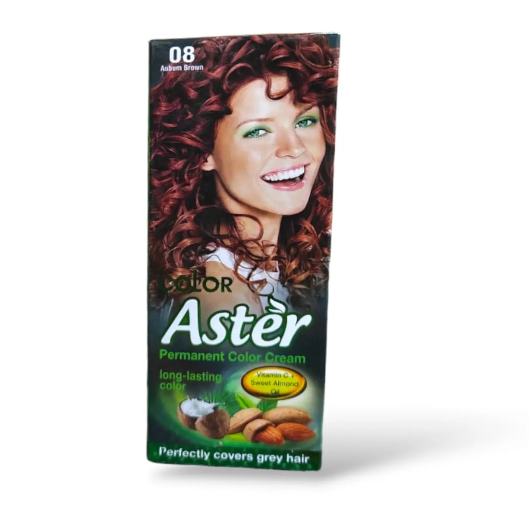 Aster Hair Color 08 Aubum Brown