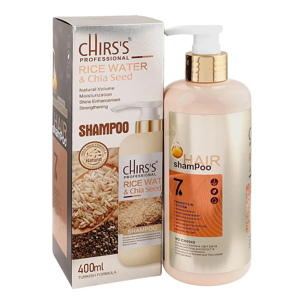Chirss Shampoo Rice Water And Chia Seed 200ML