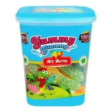 Yummy Gummy Jelly Jar Mix Worms 175G