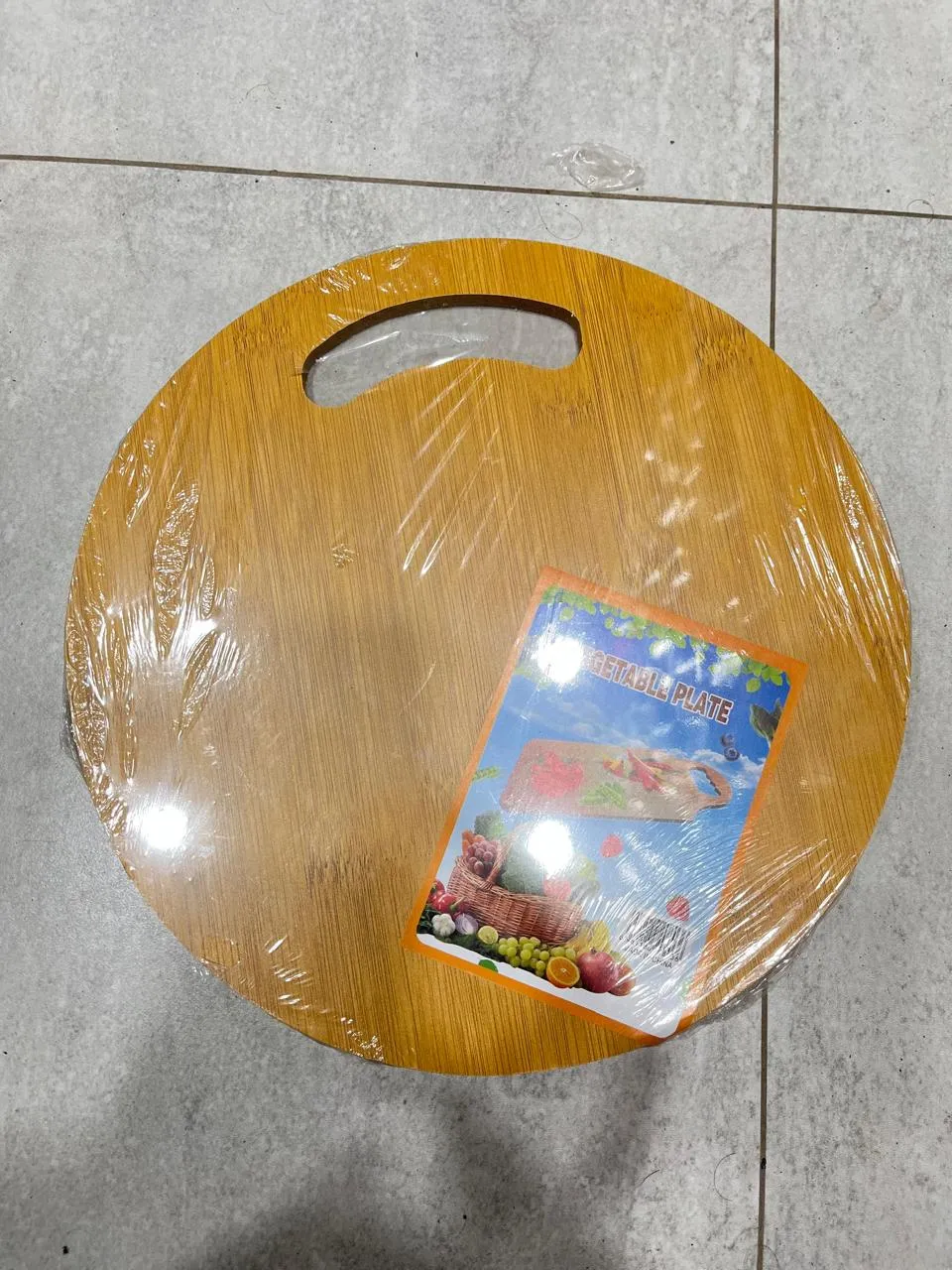 Vegetable Cutting Board Wooden China Small Round
