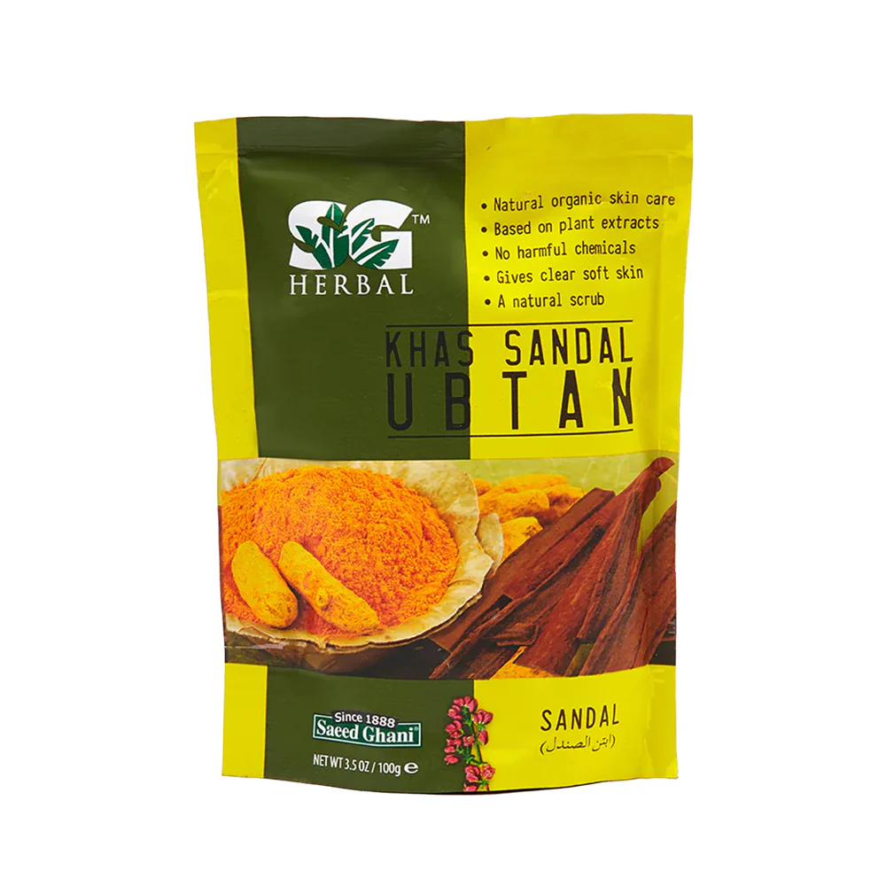Saeed Ghani Ubtan Pouch Khas Sandal 100G