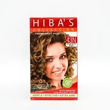 Hibas Collection Hair Colour kit Medium Golden Brown 43N