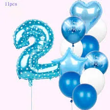 Birthday Celebration Number Foil 2