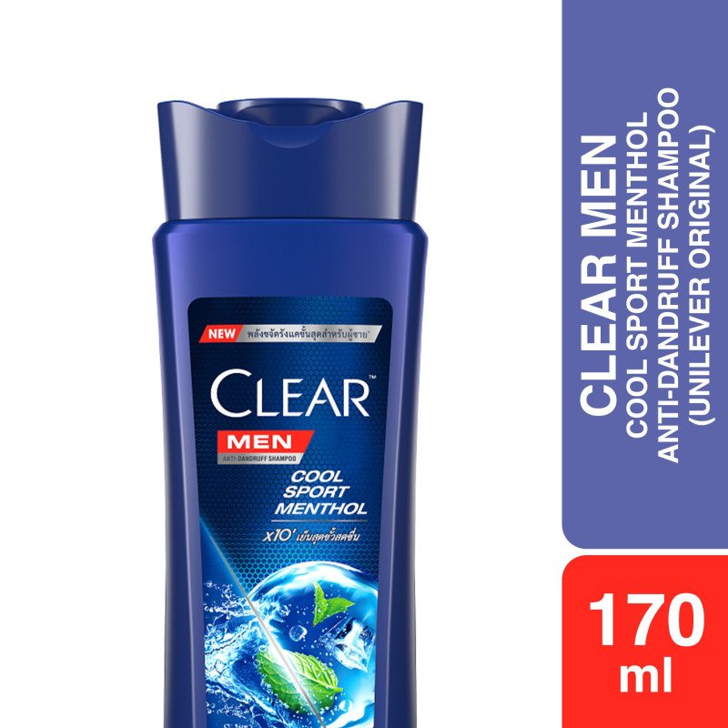 Clear Shampoo Men Cool Sport Menthol 170ML