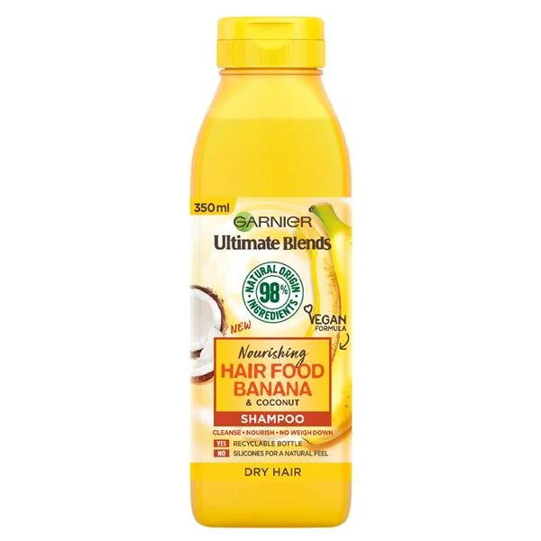 Garnier Shampoo Fructis Banana And Coconut Hair Food 350ML