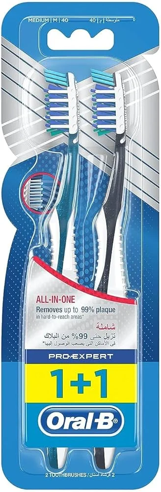 Oral-B Tooth Brush Pro Expert 1+1 Medium