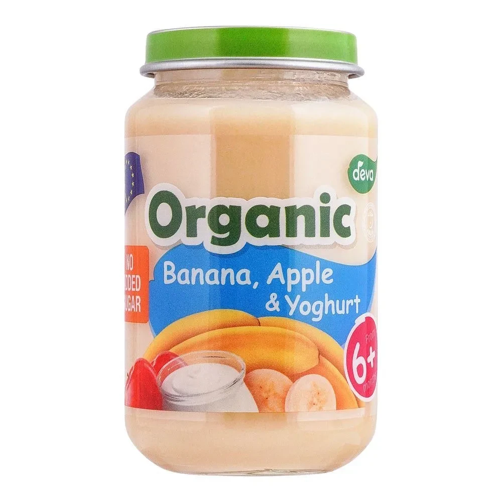 Deva Baby Food Banana Apple Yoghurt 190G 6+