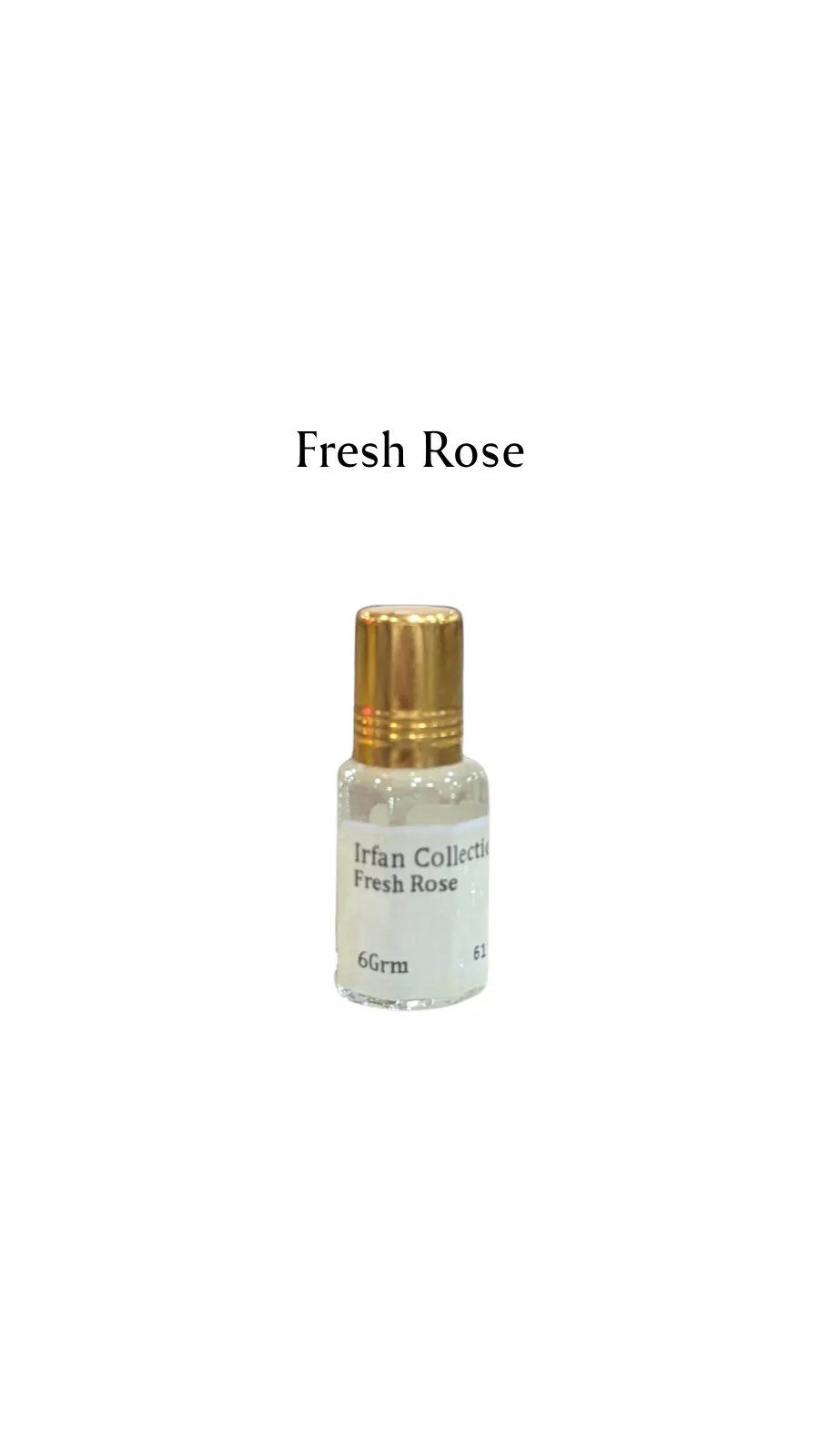 Concentrated Perfume Oil Attar Fresh Rose French Charabot 6ML