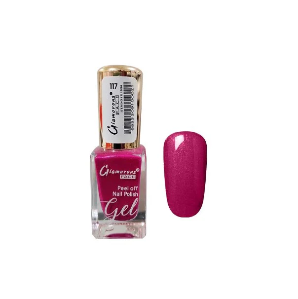 Glamorous Face Nail Polish 8004 Peel Off GEL 117