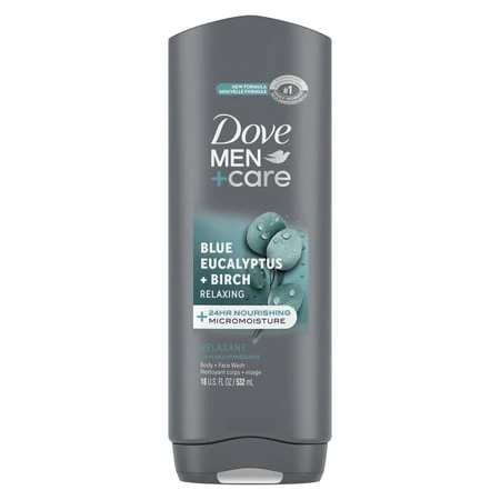 Dove Body Wash Usa Men Care 3 IN 1 Blue Eucalyptus + Birch 532ml