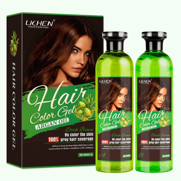 Lichen Hair Color Gel 2 Dark.Brown 500ML