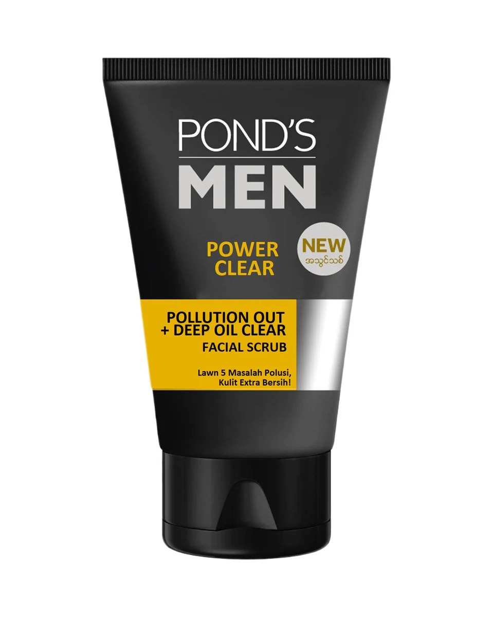 Pond's Facial Scrub Men Power Clear 50G