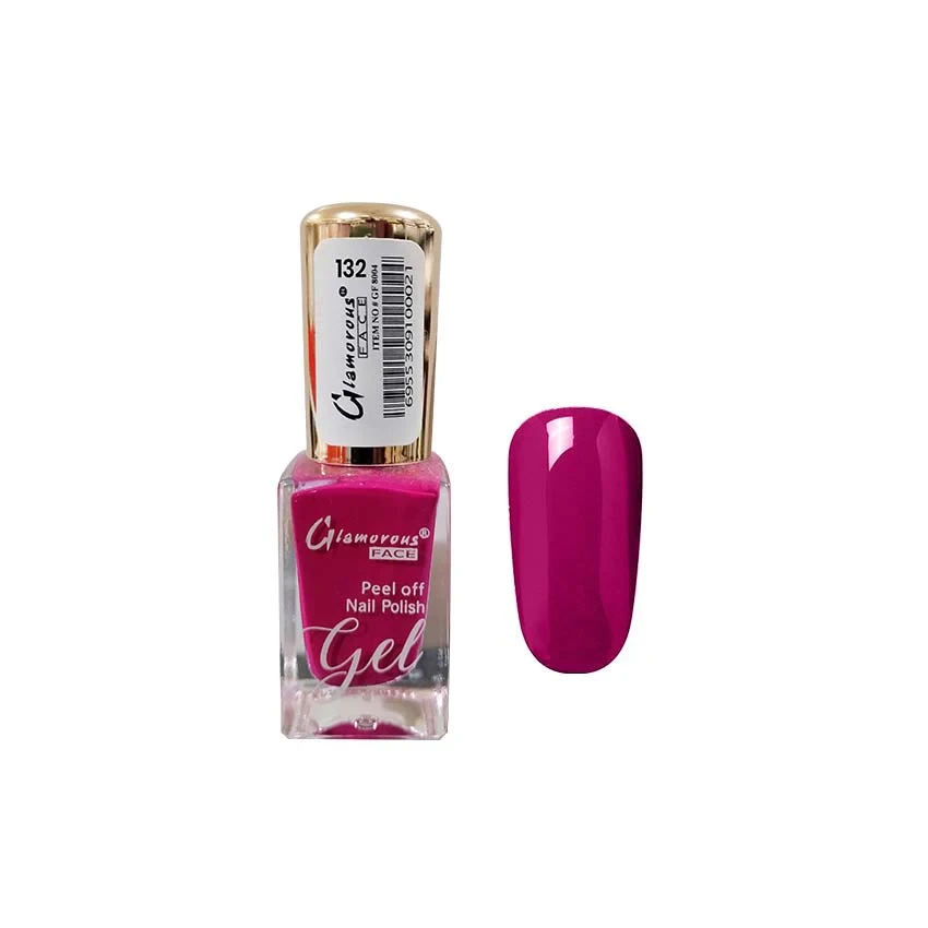 Glamorous Face Nail Polish 8004 Peel Off Gel 132