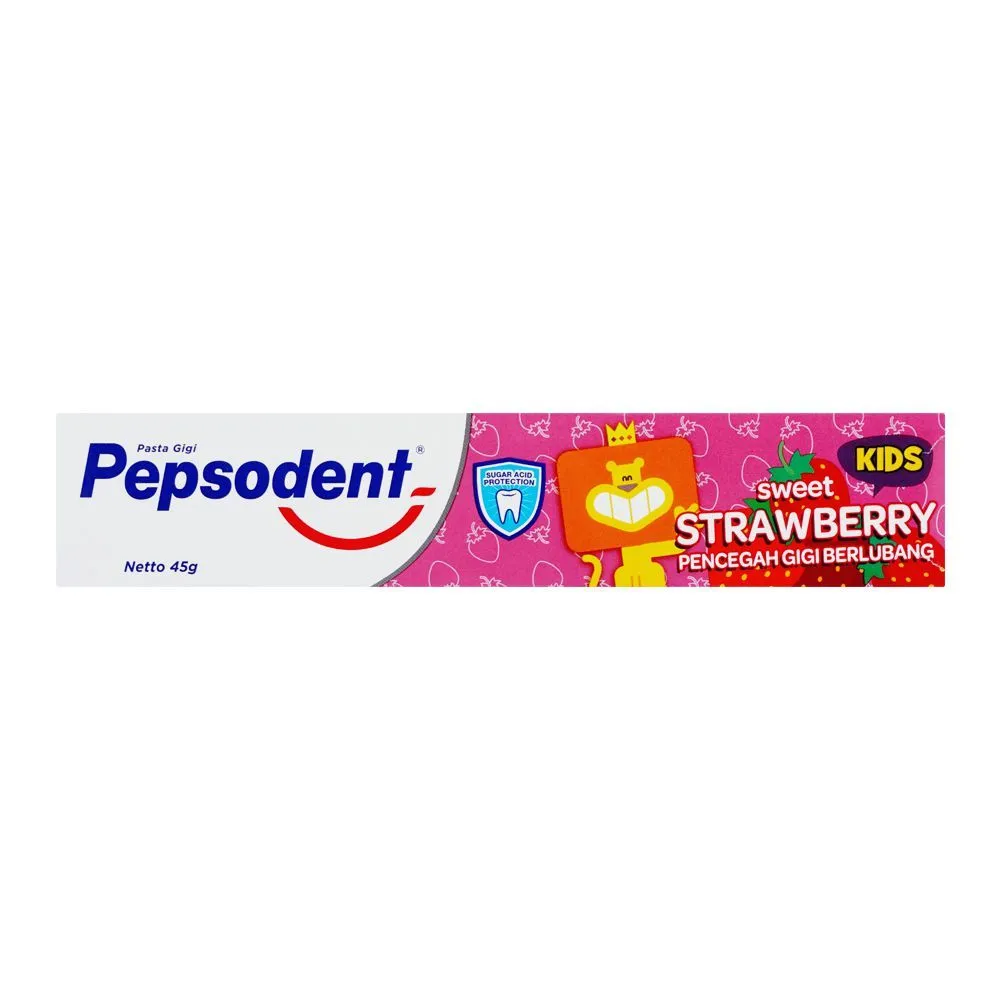 Pepsodent Tooth Paste Kids Strawberry 50G
