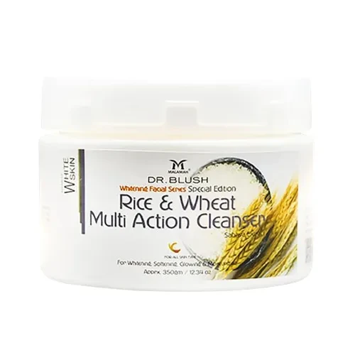 Dr Blush Facial Jar Rice Wheat Multi Action Cleanser 125G