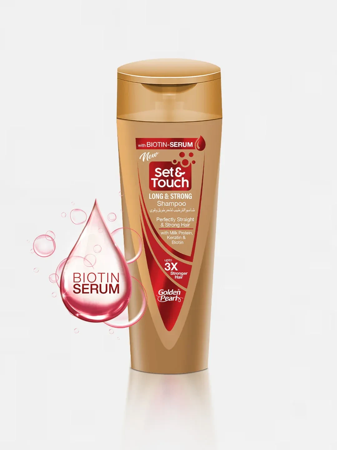 Golden Pearl Shampoo Set Touch Long And Strong 185ML