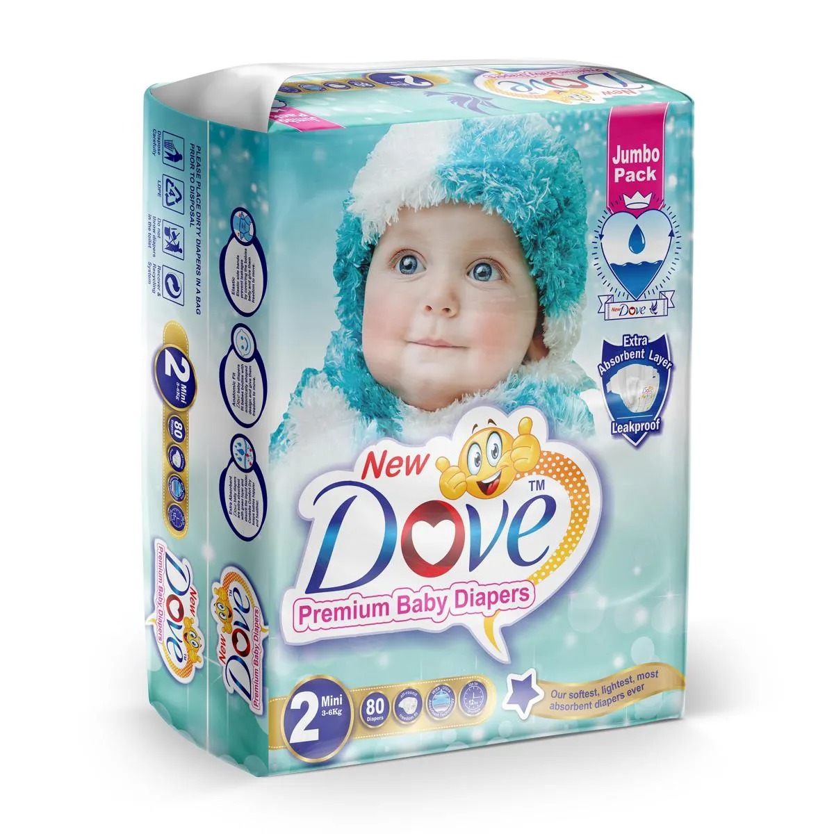 Ponds Premium Diapers 2-S 80P