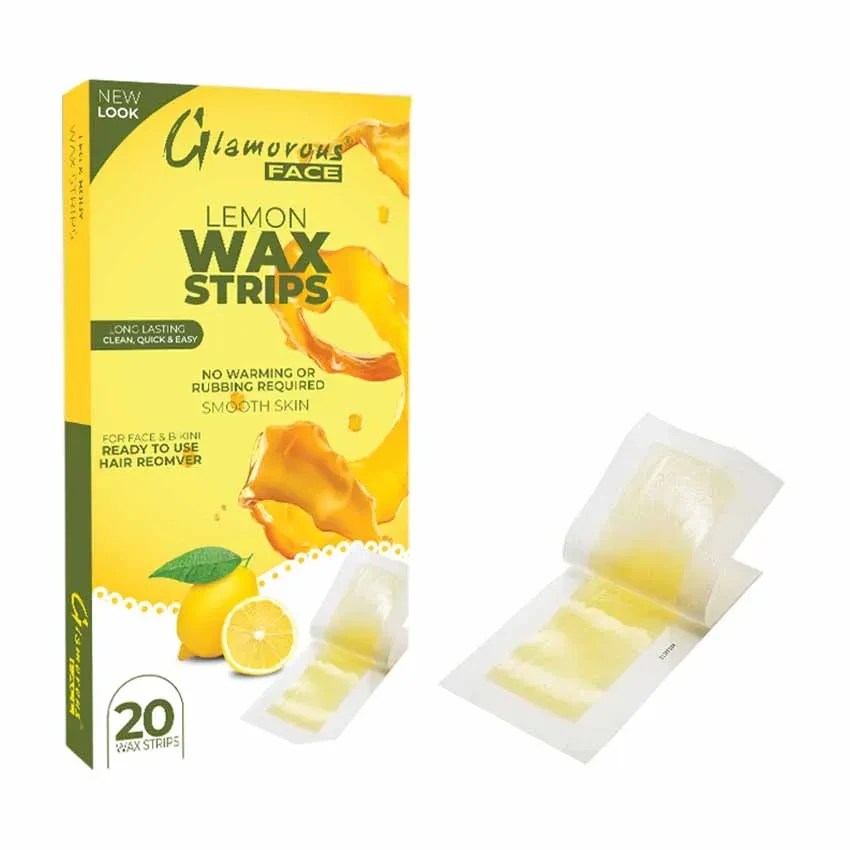 Glamorous Face Wax Strips Body 7898 D Lemon