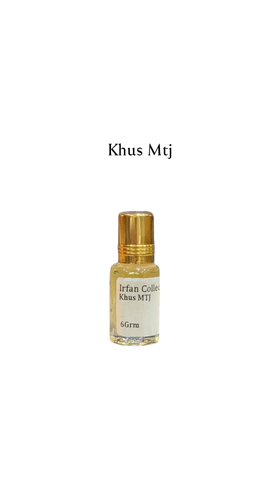 Concentrated Perfume Oil Attar Khus Mtj French Mtj Expressions 6ML