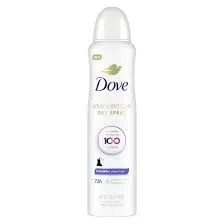 Dove Deodorant Body Spray Dry Sheer Fresh 107G