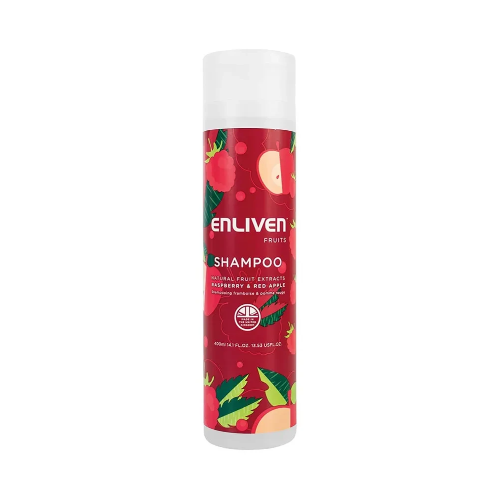 Enliven Shampoo Rasberry And Red Apple 400Ml