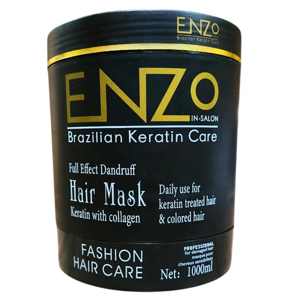Enzo Hair Mask Brazilian Keratin Care Full Effect Dandruff 1000ML
