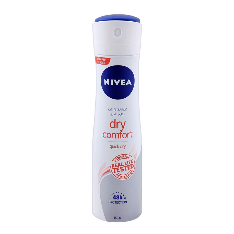 Nivea Deodorant Body Spray White Dry Comfort + 150ML