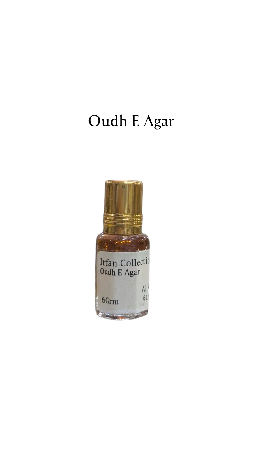 Concentrated Perfume Oil Attar Oudh E Agar Oudh Alkhaleej French Expressions 6ML